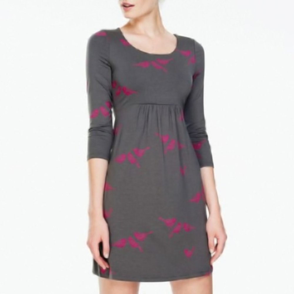 Boden Tunic Dress with Birds